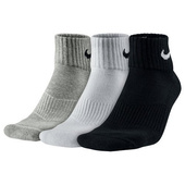 Skarpetki Nike Cotton Cushion SX4703-901 3 pak białe-czarne-szare