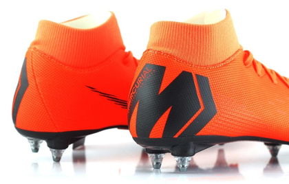 Pomarańczowo-czarne buty piłkarskie Nike Mercurial Superfly Academy SG-PRO AH7364-810