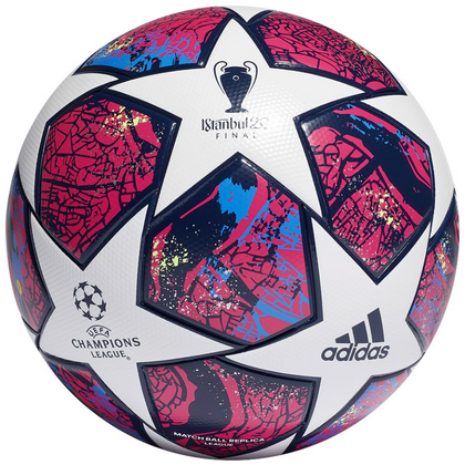 Wielokolorowa piłka nożna Adidas Finale League Istanbuł FH7340 rozmiar 5