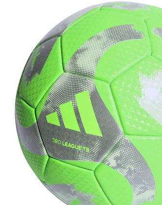 Zielono-szara piłka nożna Adidas Tiro League TB HZ1296