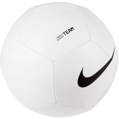 Biała piłka nożna Nike Pitch Team DH9796-100 - rozmiar 4