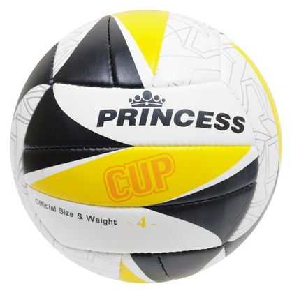 Piłka siatkowa SMJ Sport Princess Star Cup Jr. white/black/yellow