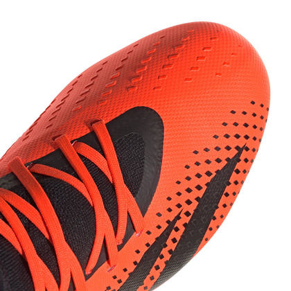 Pomarańczowo-czarne buty piłkarskie Adidas Predator Accuracy.3 FG GW4591