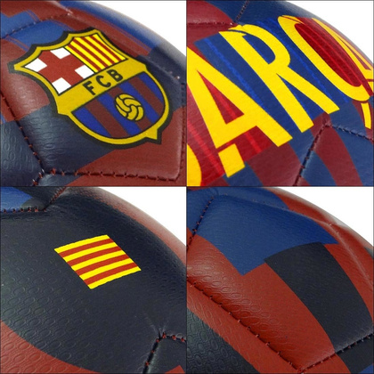 Granatowo-bordowa piłka nożna Nike FC Barcelona Prestige SC3500-610 rozmiar 5