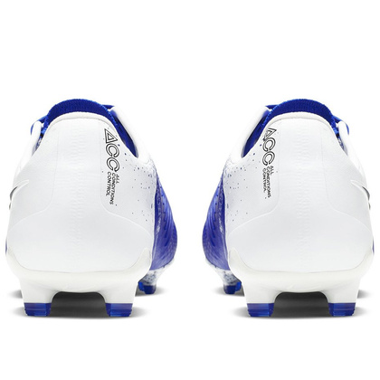 Biało-niebieskie buty piłkarskie korki Nike Phantom Venom Elite FG AO7540-104