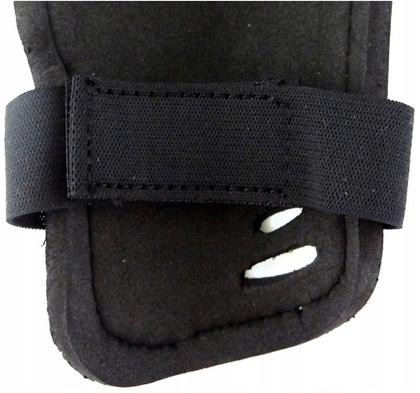 Niebiesko-żółte ochraniacze nagolenniki piłkarskie Select Shin Guards