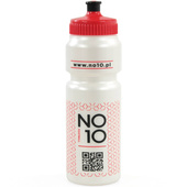 Czerwono-perłowy bidon sportowy NO10 BID-009 750ml