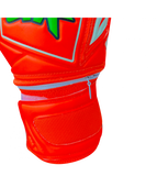 Pomarańczowo-zielone rękawice bramkarskie 4Keepers Guard Fogo