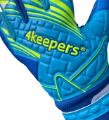 Turkusowo-niebieskie rękawice bramkarskie 4Keepers Soft Azur NC