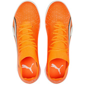 Pomarańczowe buty halowe Puma Ultra Match 107221 01