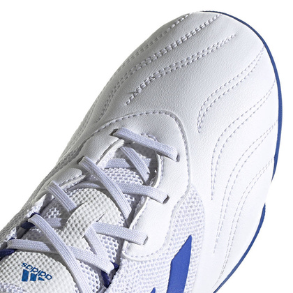 Biało-niebieskie buty piłkarskie halówki Adidas Copa Sense.3 GV8776