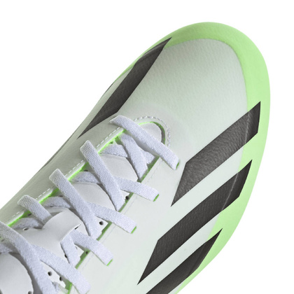 Biało-zielone buty piłkarskie Adidas X Crazyfast.4 HQ4535