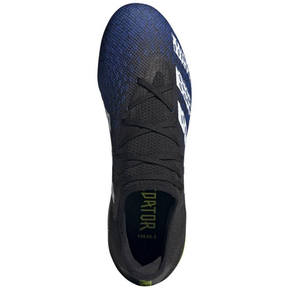 Czarno-granatowe buty piłkarskie korki Adidas Predator Freak.3 L FG FY0615
