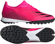 Różowo-czarne buty piłkarskie turfy Adidas X Ghosted.3 TF FW6940