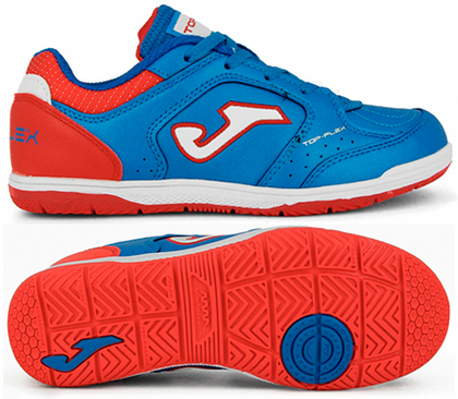Niebiesko-czerwone buty halówki Joma Top Flex 2304 TPJS2304IN