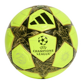 Seledynowo-czarna piłka nożna meczowa Liga Mistrzów Adidas UCL Pro JP1545