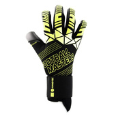 Czarno-żółte rękawice bramkarskie Football Masters Fenix Yellow