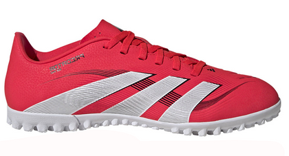 Czerwono-białe buty piłkarskie Adidas Predator League TF ID3784