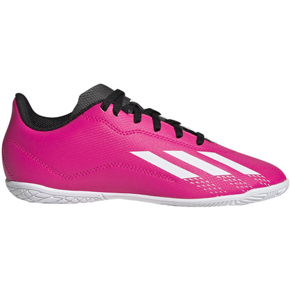 Różowo-białe buty halowe Adidas X Speedportal.4  GZ2449 - Junior