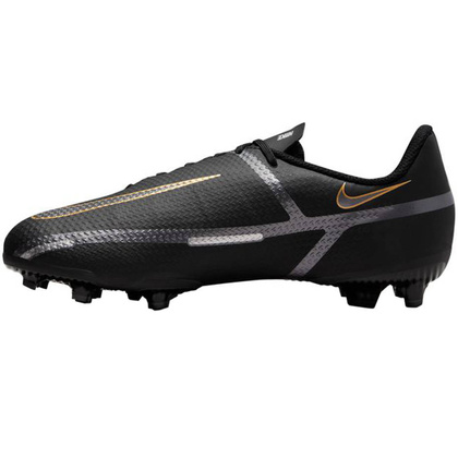 Czarne buty piłkarskie korki Nike Phantom GT2 Academy FG/MG DC0812 007 - Junior