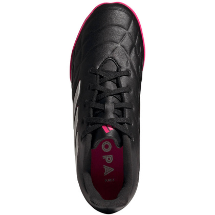 Czarno-różowe buty turfy Adidas Copa Pure.3 GY9038 - Junior