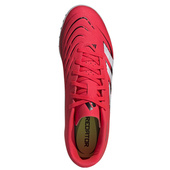 Czerwono-białe buty piłkarskie Adidas Predator League TF ID3784