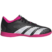 Czarno-różowe buty halowe Adidas Predator Accuracy.4 GW7088 - Junior