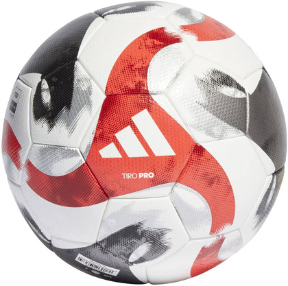 Biało-czerwona piłka nożna Adidas Tiro Pro OMB HT2428