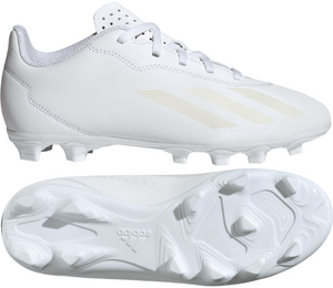 Białe buty piłkarskie Adidas X Crazyfast.4 IE1589- Junior
