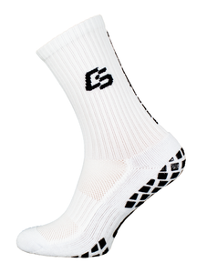 Białe skarpety sportowe-antypoślizgowe Control Socks White