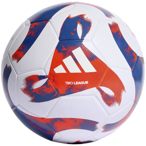 Biało-granatowa piłka nożna Adidas Tiro League TSBE HT2422