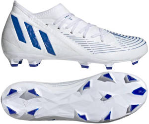 Biało-niebieskie buty piłkarskie korki Adidas Predator Edge.3 FG GW2273