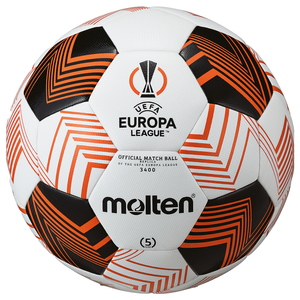 Biało-pomarańczowa piłka nożna Molten 3400 Europa League 23/24 F5U3400-34 