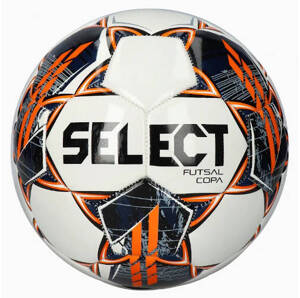 Biało-pomarańczowa piłka nożna halowa Select Futsal Copa