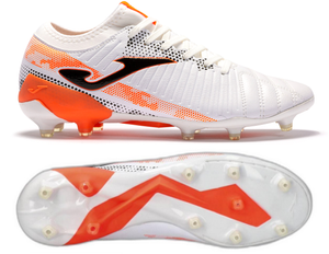 Biało-pomarańczowe buty piłkarskie Joma Propulsion Cup 2102 PCUW2102FG