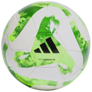 Biało-zielona piłka nożna Adidas Tiro Match HT2421