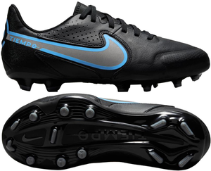 Czarne buty piłkarskie korki Nike Tiempo Legend 9 Academy DA1333 004 - Junior