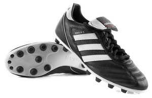 Czarno-białe buty piłkarskie Adidas Kaiser 5 Liga 033201