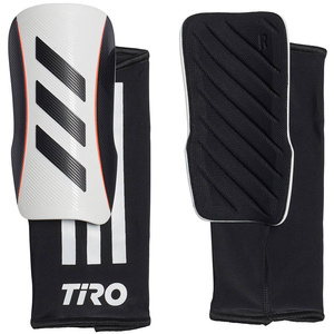 Czarno-białe ochraniacze piłkarskie Adidas Tiro SG League GK3534