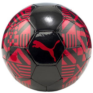 Czarno-czerwona piłka nożna Puma AC Milan Football Culture UBD 083804 01