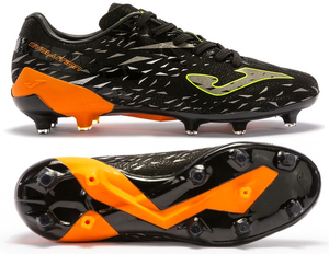 Czarno-pomarańczowe buty piłkarskie Joma Evolution Cup 2301 ECUS2301FG
