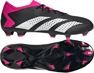 Czarno-różowe buty piłkarskie Adidas Predator Accuracy.3 FG GW4602