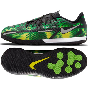 Czarno-zielone buty halówki Nike Phantom GT2 Academy DM0749 003 - Junior
