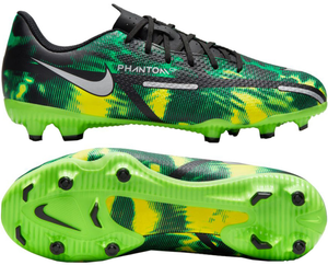 Czarno-zielone buty piłkarskie korki Nike Phantom GT2 Academy DM0737 003