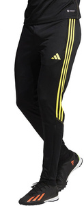 Czarno-żółte spodnie Adidas Tiro 23 Club Training IC1585