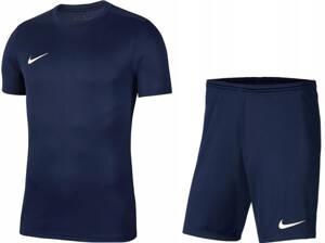 Granatowy strój sportowy na WF Nike Park BV6708-410 + BV6855-410 rS