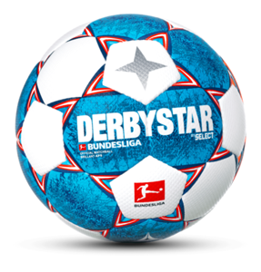 Niebiesko-pomarańczowa piłka nożna meczowa Select Derbystar Bundesliga Brillant APS - rozmiar 5