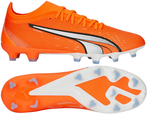 Pomarańczowe buty piłkarskie Puma Ultra Match 107217 01