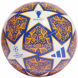 Pomarańczowo-granatowa piłka nożna Adidas UCL Club Istanbul HT9006