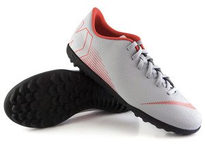 Szaro-czarne buty piłkarskie na orlik Nike Mercurial Vapor Club TF AH7355-060